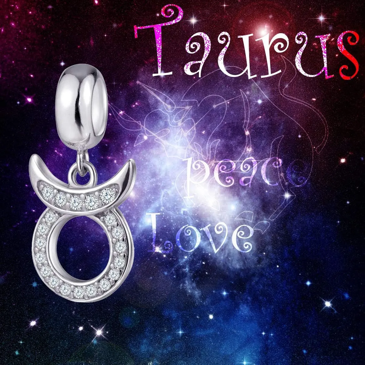 12 Zodiac Sign Charms for Charm Bracelets - 925 Sterling Silver Constellation/Horoscope Pendants