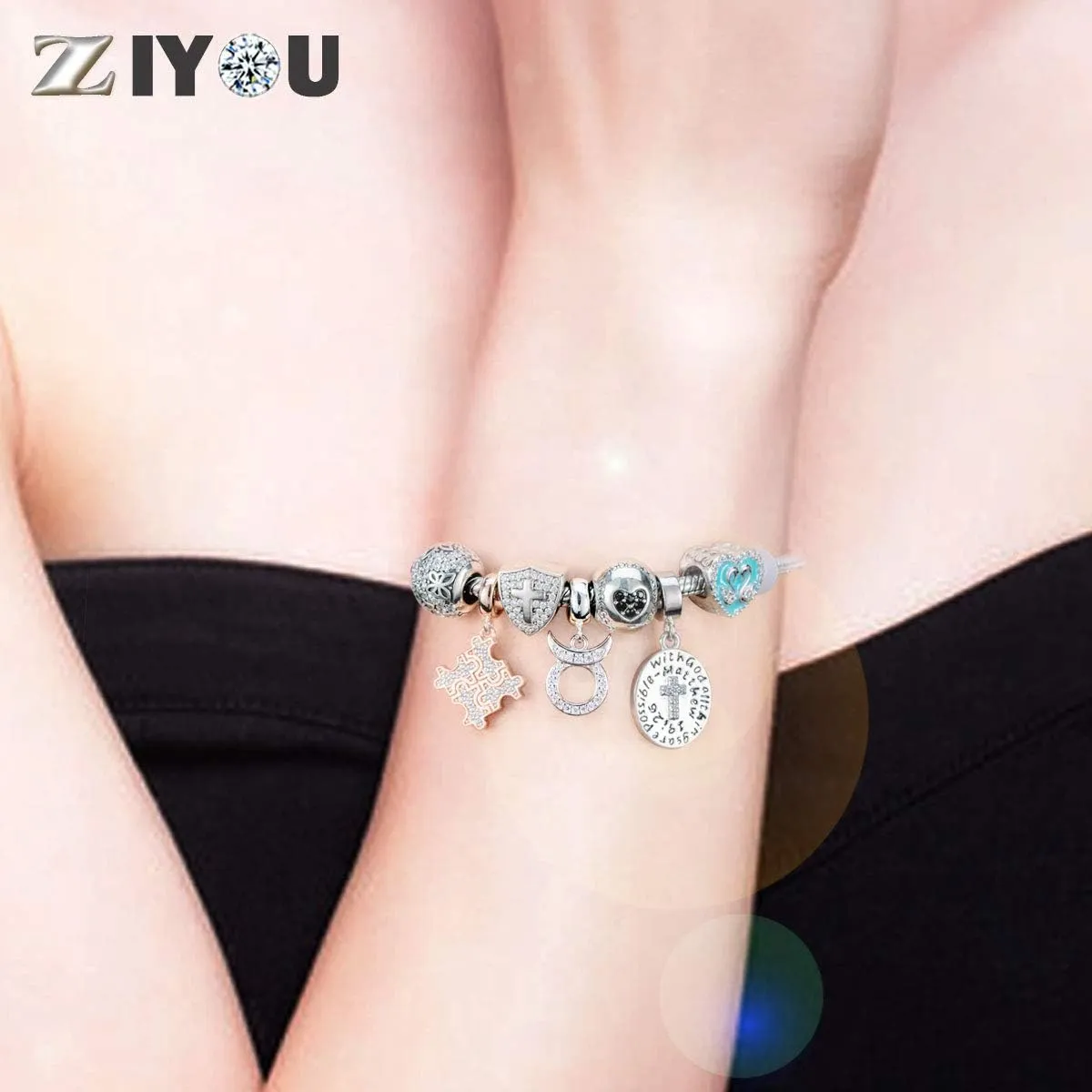 12 Zodiac Sign Charms for Charm Bracelets - 925 Sterling Silver Constellation/Horoscope Pendants