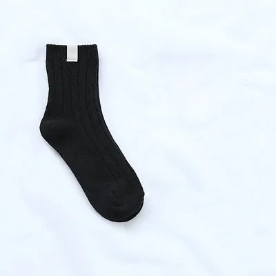 1Pair Warm Women Socks Striped 3D Socks Autumn Winter Style Christmas Winter Socks For Woman Female Funny Sock Calcetines Meias