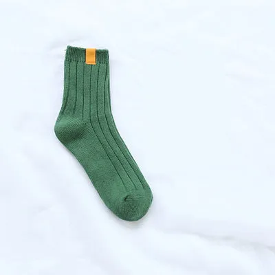 1Pair Warm Women Socks Striped 3D Socks Autumn Winter Style Christmas Winter Socks For Woman Female Funny Sock Calcetines Meias
