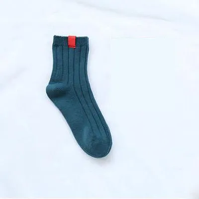 1Pair Warm Women Socks Striped 3D Socks Autumn Winter Style Christmas Winter Socks For Woman Female Funny Sock Calcetines Meias
