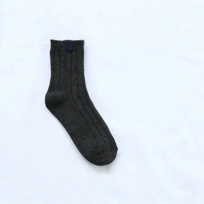 1Pair Warm Women Socks Striped 3D Socks Autumn Winter Style Christmas Winter Socks For Woman Female Funny Sock Calcetines Meias
