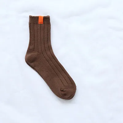 1Pair Warm Women Socks Striped 3D Socks Autumn Winter Style Christmas Winter Socks For Woman Female Funny Sock Calcetines Meias