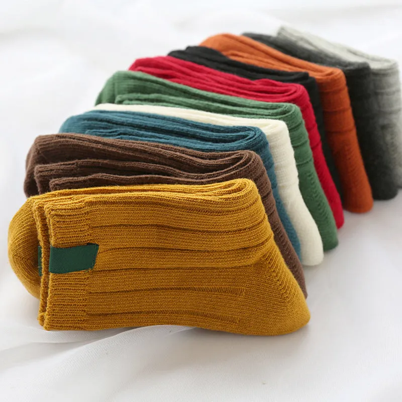 1Pair Warm Women Socks Striped 3D Socks Autumn Winter Style Christmas Winter Socks For Woman Female Funny Sock Calcetines Meias