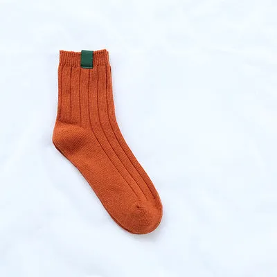 1Pair Warm Women Socks Striped 3D Socks Autumn Winter Style Christmas Winter Socks For Woman Female Funny Sock Calcetines Meias