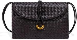 2025 Woven Tote Bag Clutch for Women Soft Leather Envelope Bag Purse Crossbody Handbag Woven Shoulder Purse Hobo Handbags