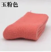 3Pairs Top Quality Winter Rabbit Wool Thickening Warm Socks Women Pure Solid Color Thermal Sock Ultra Thick Female Meias Socks