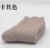 3Pairs Top Quality Winter Rabbit Wool Thickening Warm Socks Women Pure Solid Color Thermal Sock Ultra Thick Female Meias Socks