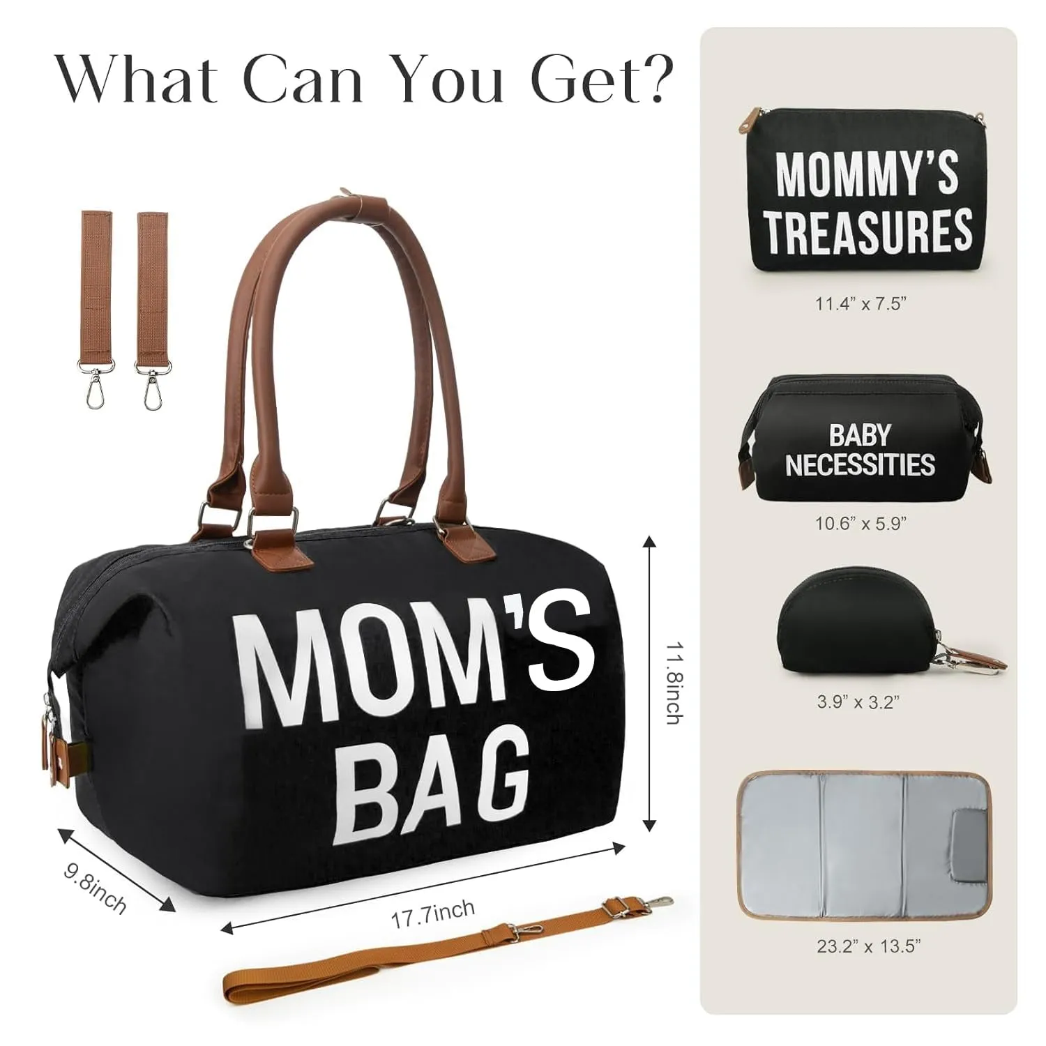 6-in-1 Large Babys Bag Set