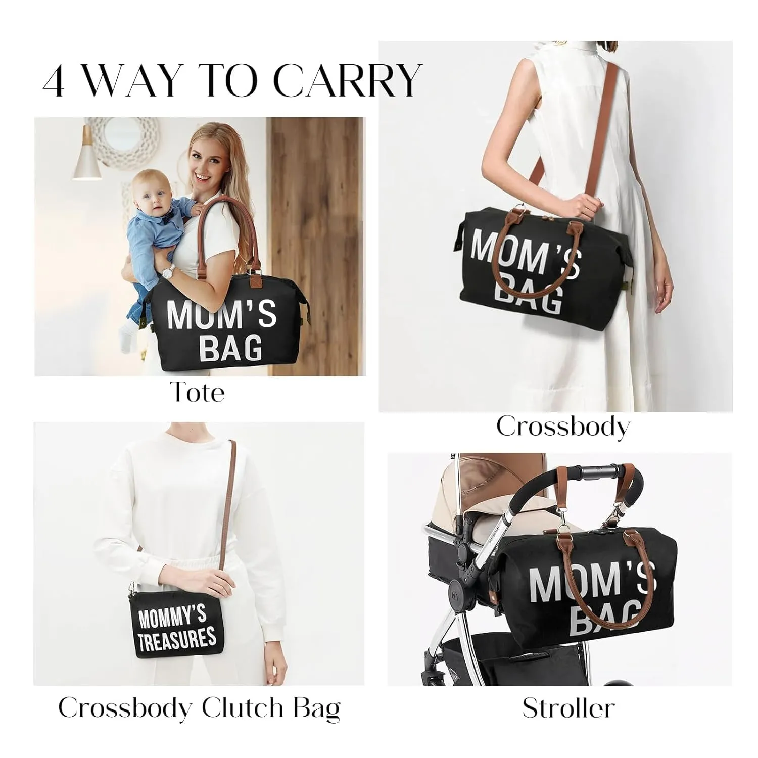 6-in-1 Large Babys Bag Set