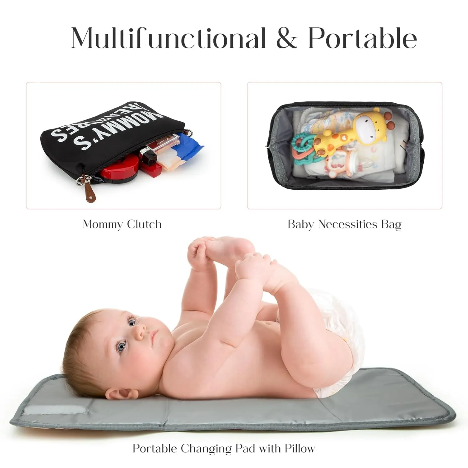 6-in-1 Large Babys Bag Set