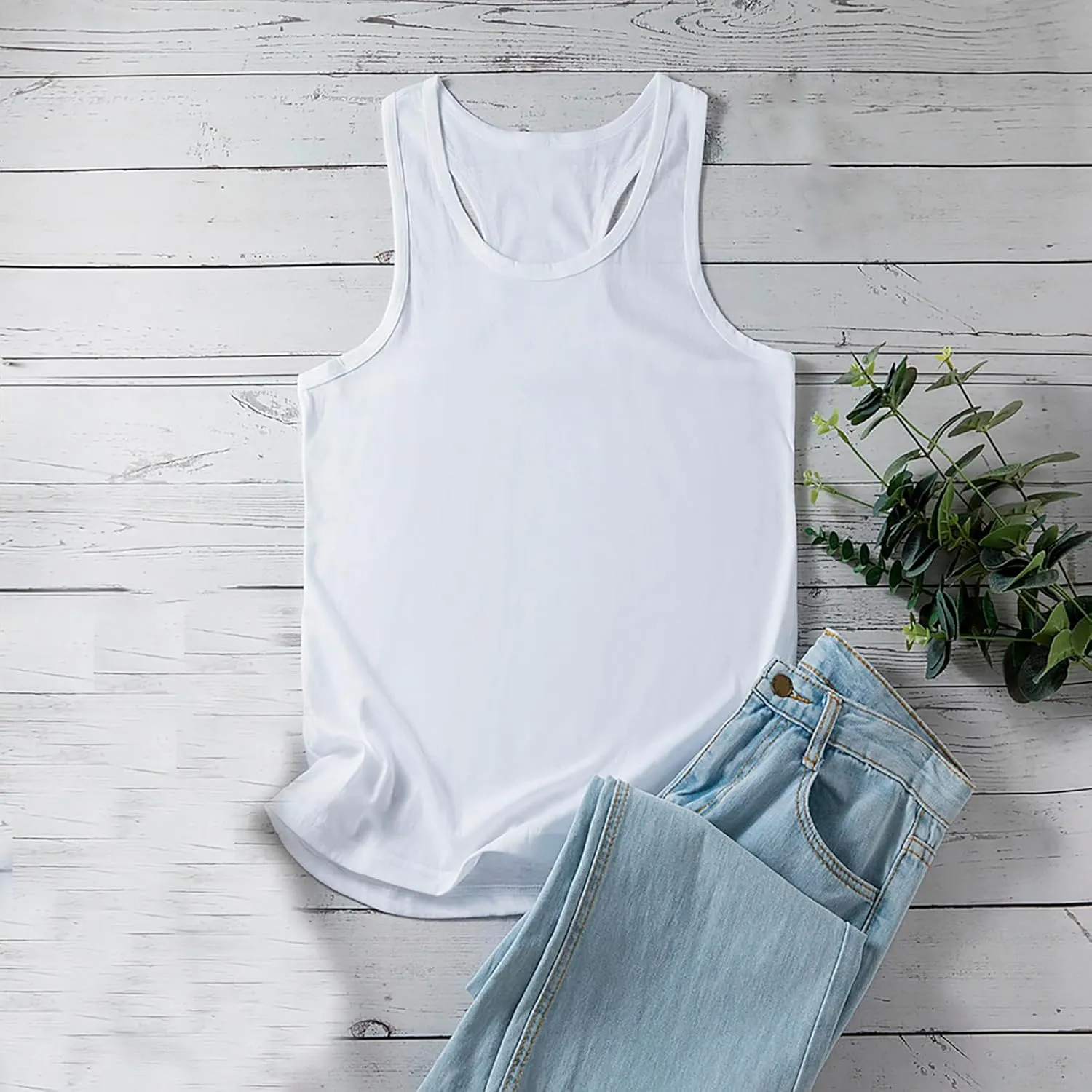 Back Print Tank Top for Women Vintage Butterfly Graphic Racerback Tank Tops Summer Casual Classic-Fit Sleeveless T Shirt Cami