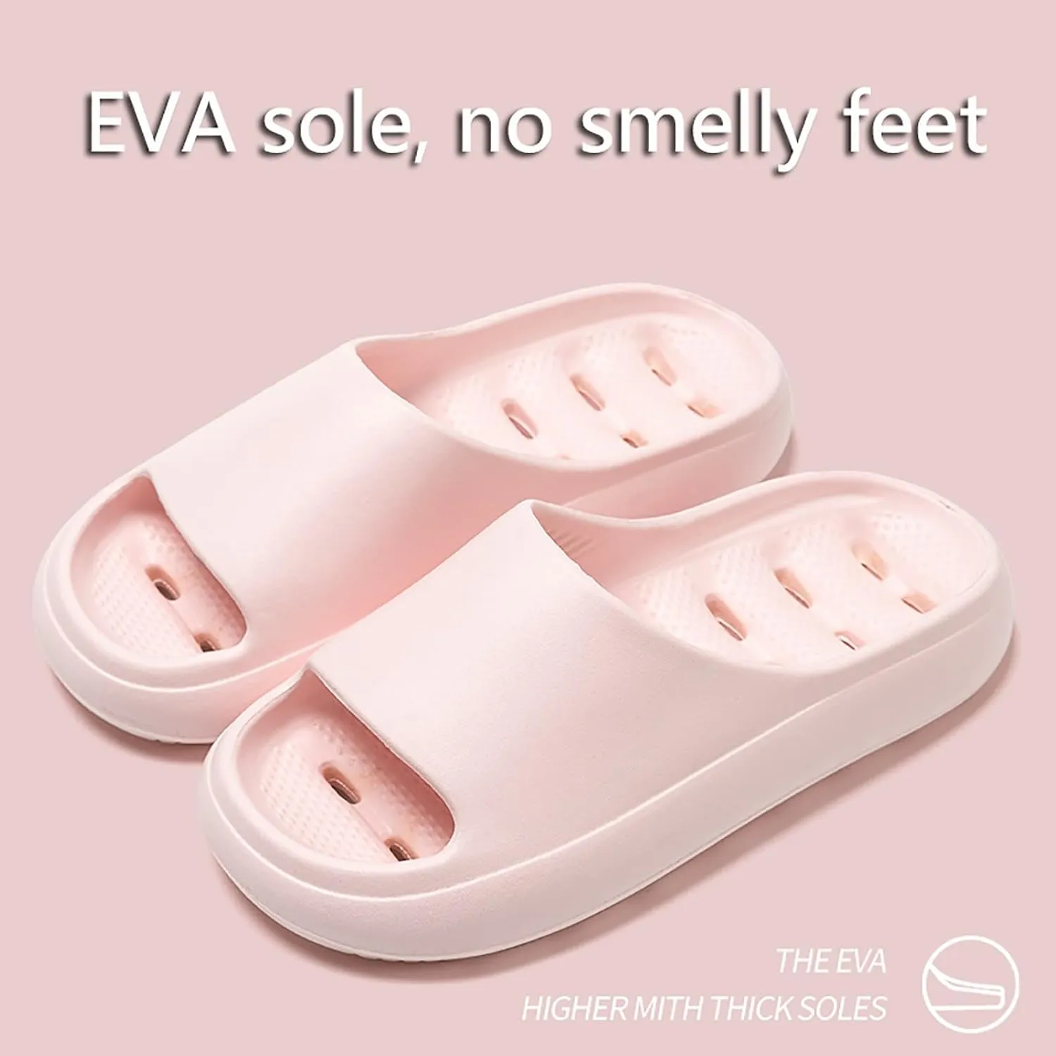 Bath Slippers Womens Sandals with Arch Support Shower Shoes for Living Room Pool Beach Spa Public Showers
