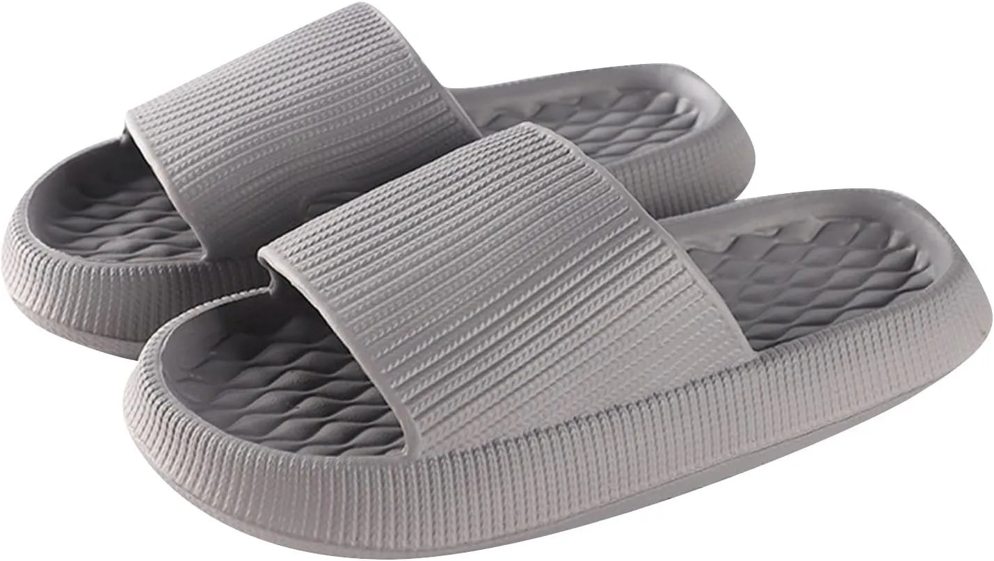 Bathroom Slippers Men Open Toe Shower Shoes Bathroom Sandals Slide Slippers for House Slipper Outdoor