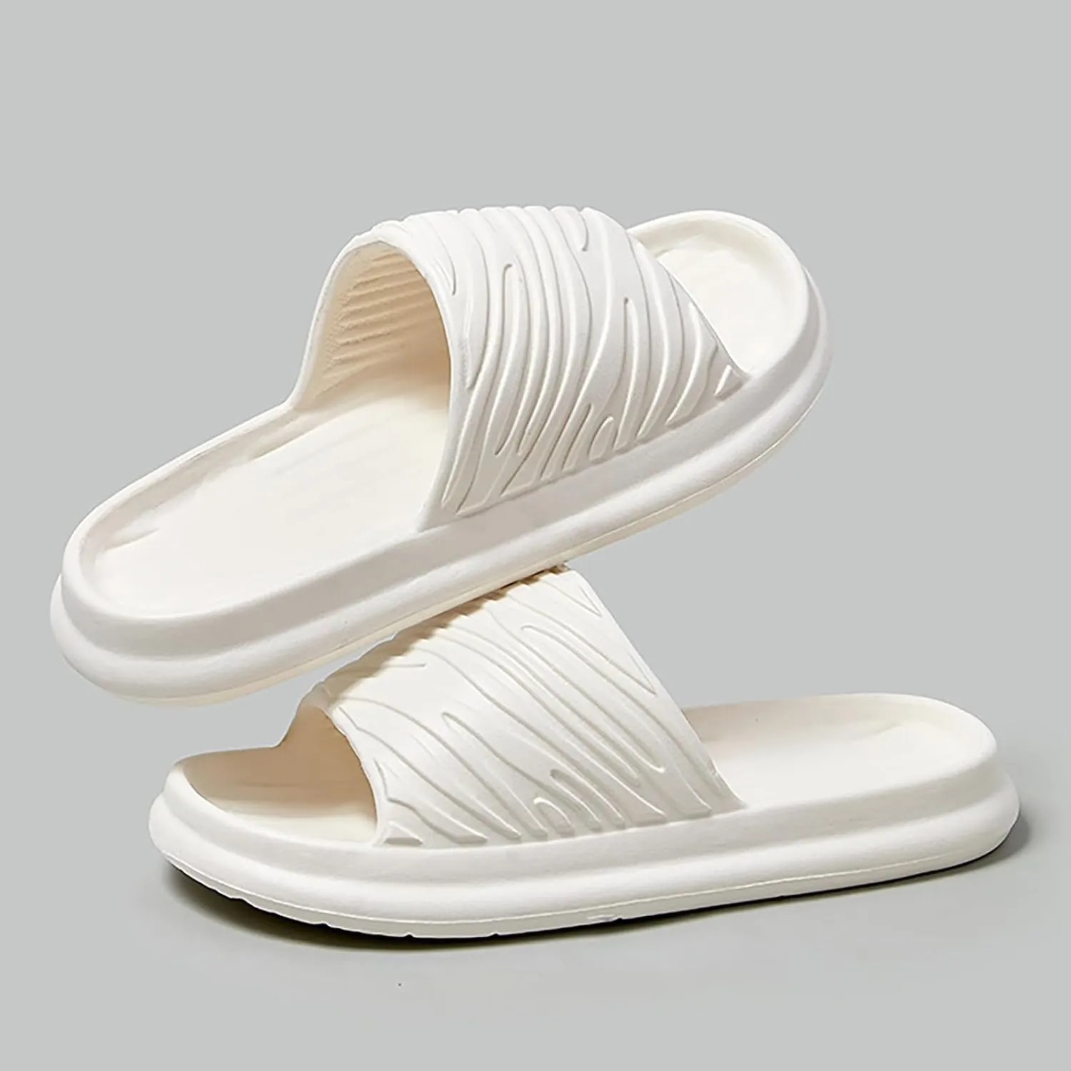 Bathroom Slippers Shower Flip Flops for Men Shower Shoes for Living Room Pool Beach Spa Public Showers