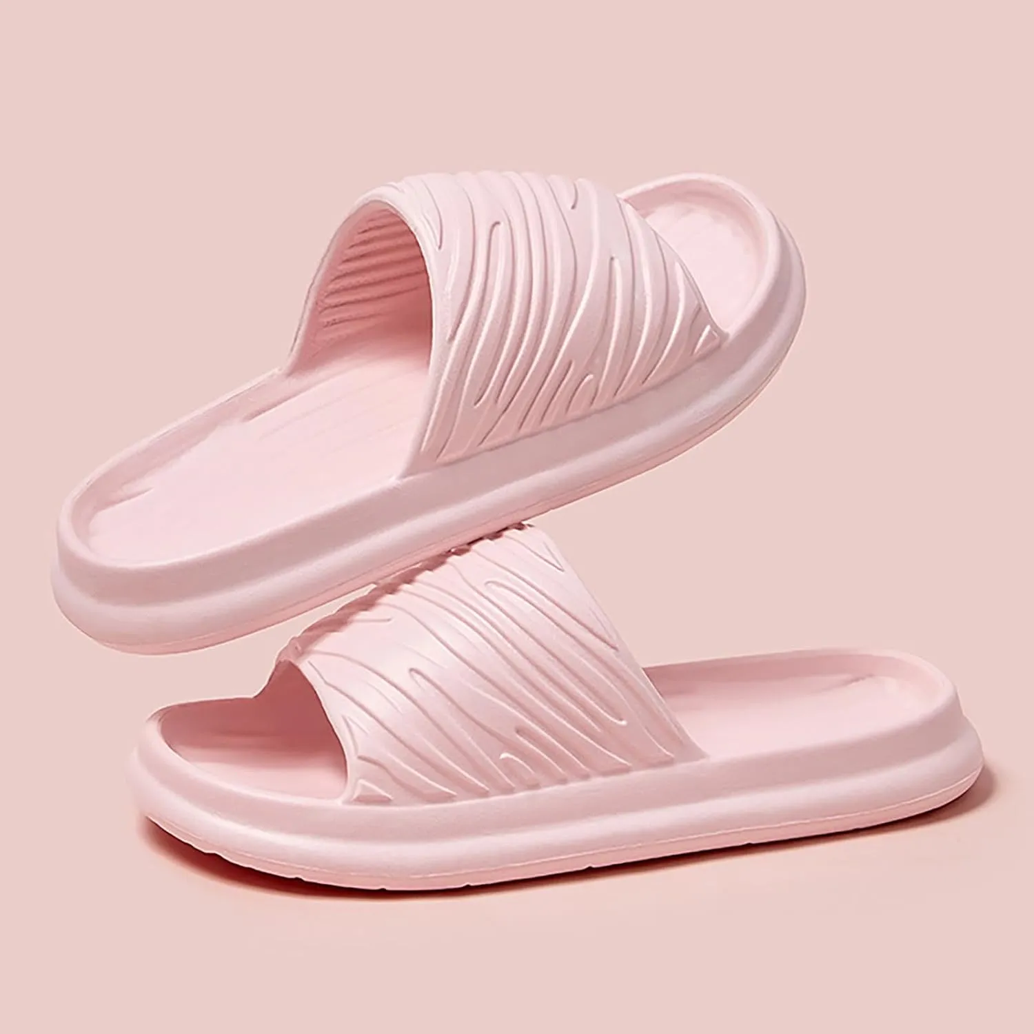 Bathroom Slippers Shower Flip Flops for Men Shower Shoes for Living Room Pool Beach Spa Public Showers