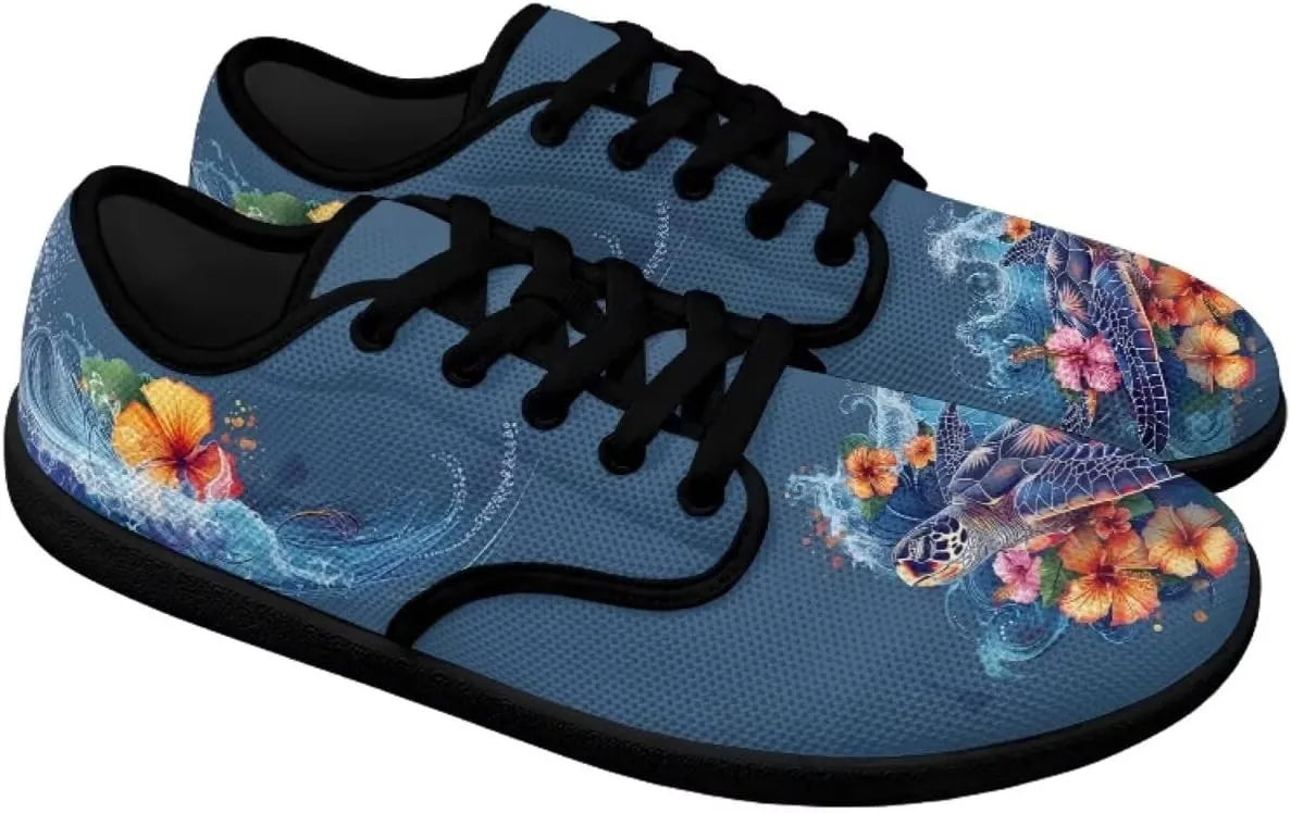Binienty Womens Barefoot Shoes Fashion Lace Up Walking Sneakers Breathable Low Top Flats for Work Office Daily