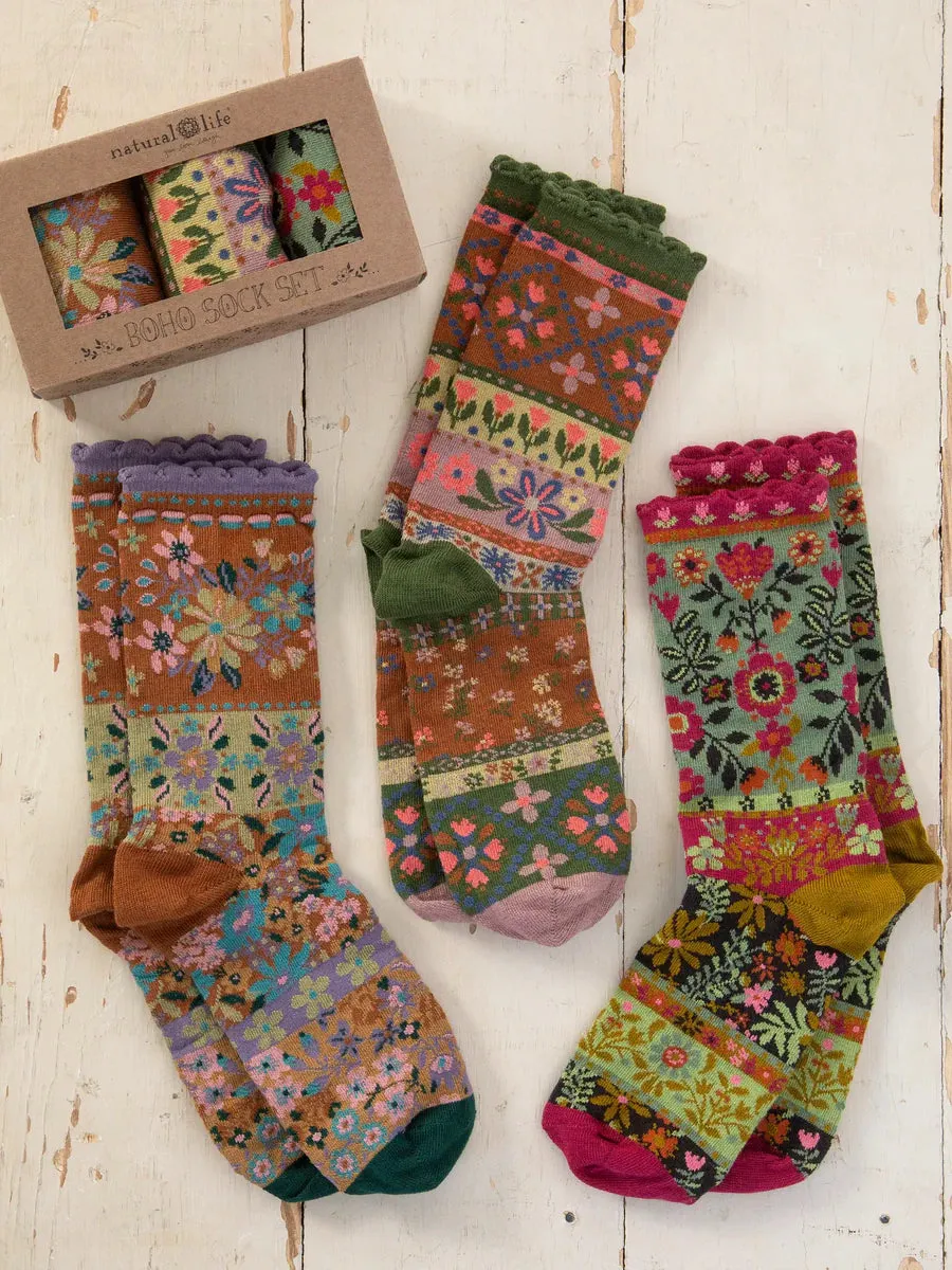 Boxed Boho Socks
