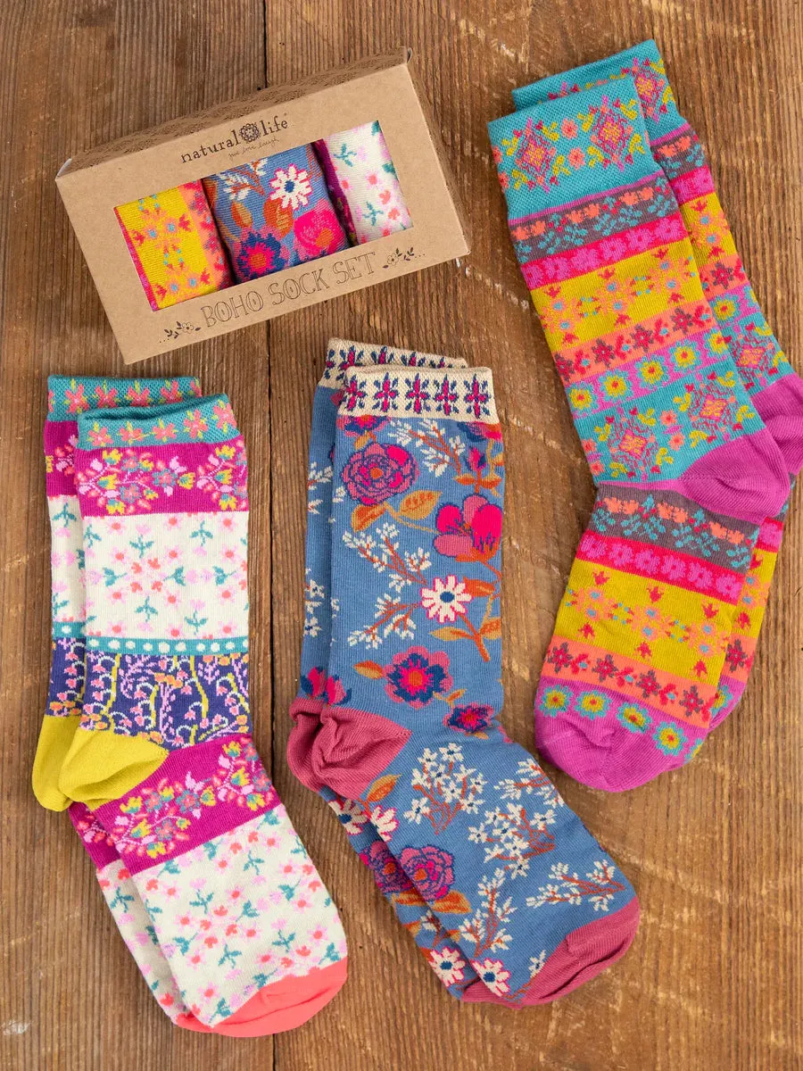 Boxed Boho Socks