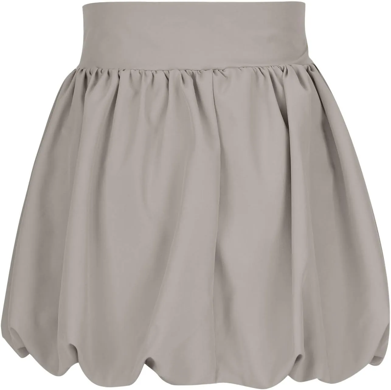 Bubble Skirts for Women A Line Mini Skirt Puffy Flared Skirts High Waisted Summer Skirt Casual Short Skirt Streetwear