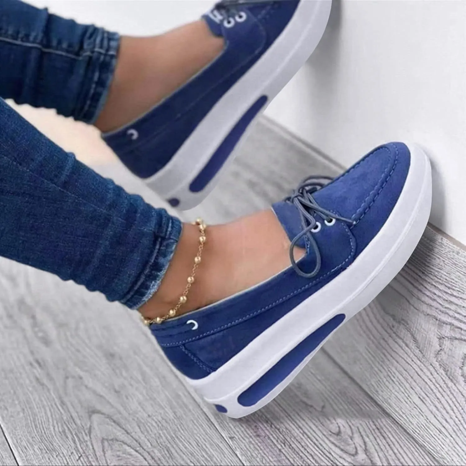 Business Casual Sneakers Women Zapatos OrtopDicos para Mujer Con Pie Plano Black Sneakers for Women Fashion Womens Platform Sneakers Fashion Zapatillas Blancas para Mujer De Tacon Bajo