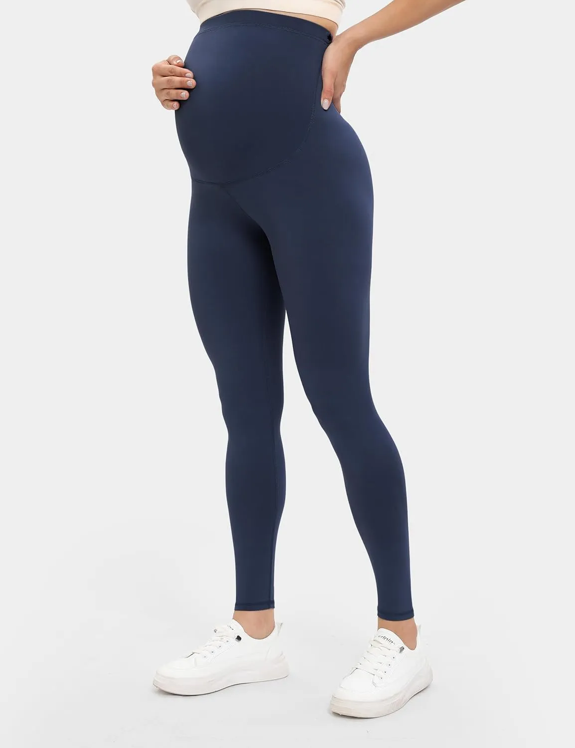 Buttergene 4 Pack Women's Creamlush Maternity Leggings Maternity Yoga Pants Pregnancy Leggings Maternity Clothes