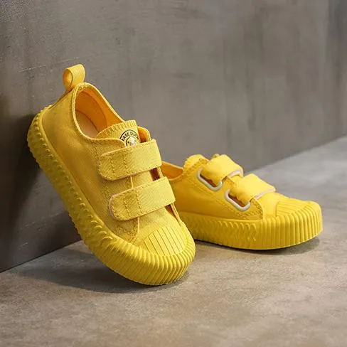 Candy Colors Low Top Kids Canvas Shoes