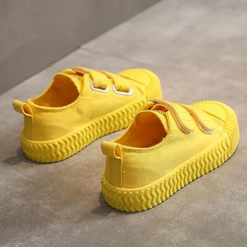 Candy Colors Low Top Kids Canvas Shoes