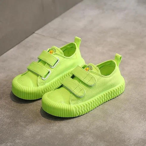 Candy Colors Low Top Kids Canvas Shoes