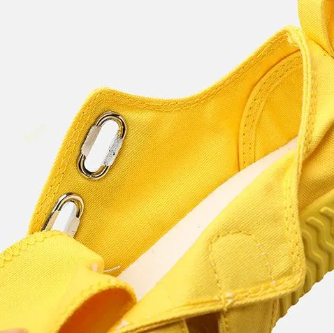 Candy Colors Low Top Kids Canvas Shoes
