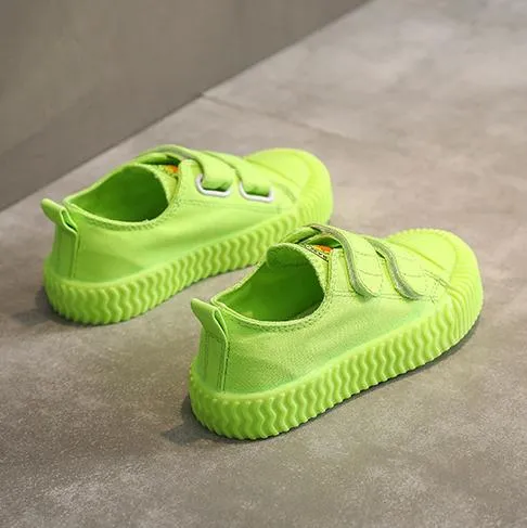 Candy Colors Low Top Kids Canvas Shoes