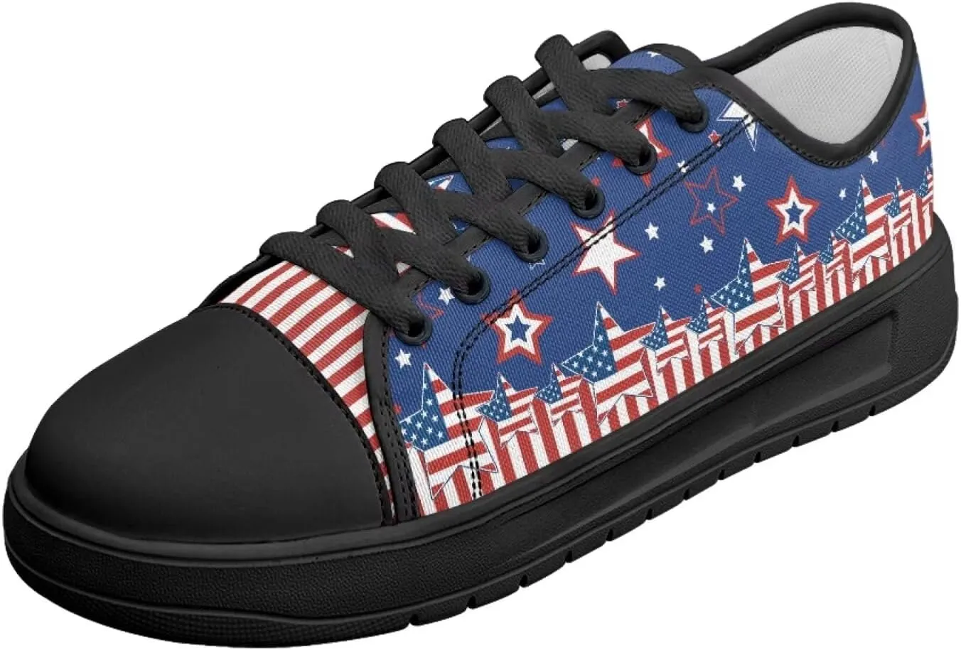 Canvas Shoes for Women Platform Sneakers Slip on Lace-up Walking Flats Outdoor Lightweight Tennis Shoe