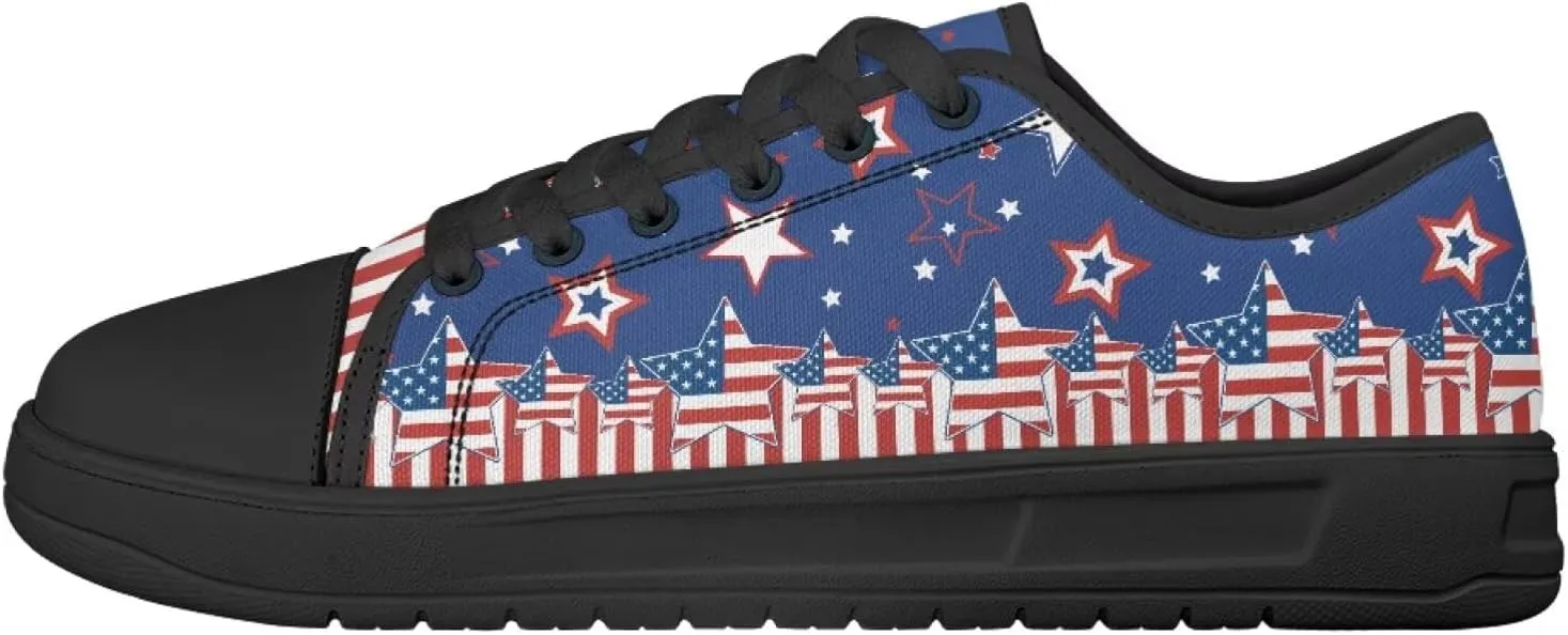 Canvas Shoes for Women Platform Sneakers Slip on Lace-up Walking Flats Outdoor Lightweight Tennis Shoe