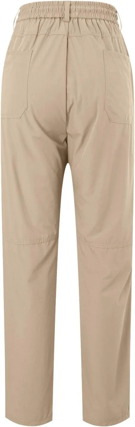 Cargo Pants for Men Hiking Casual Slim Fit Stretch Slacks Big Tall Flat Front Flex Golf Straight Pants