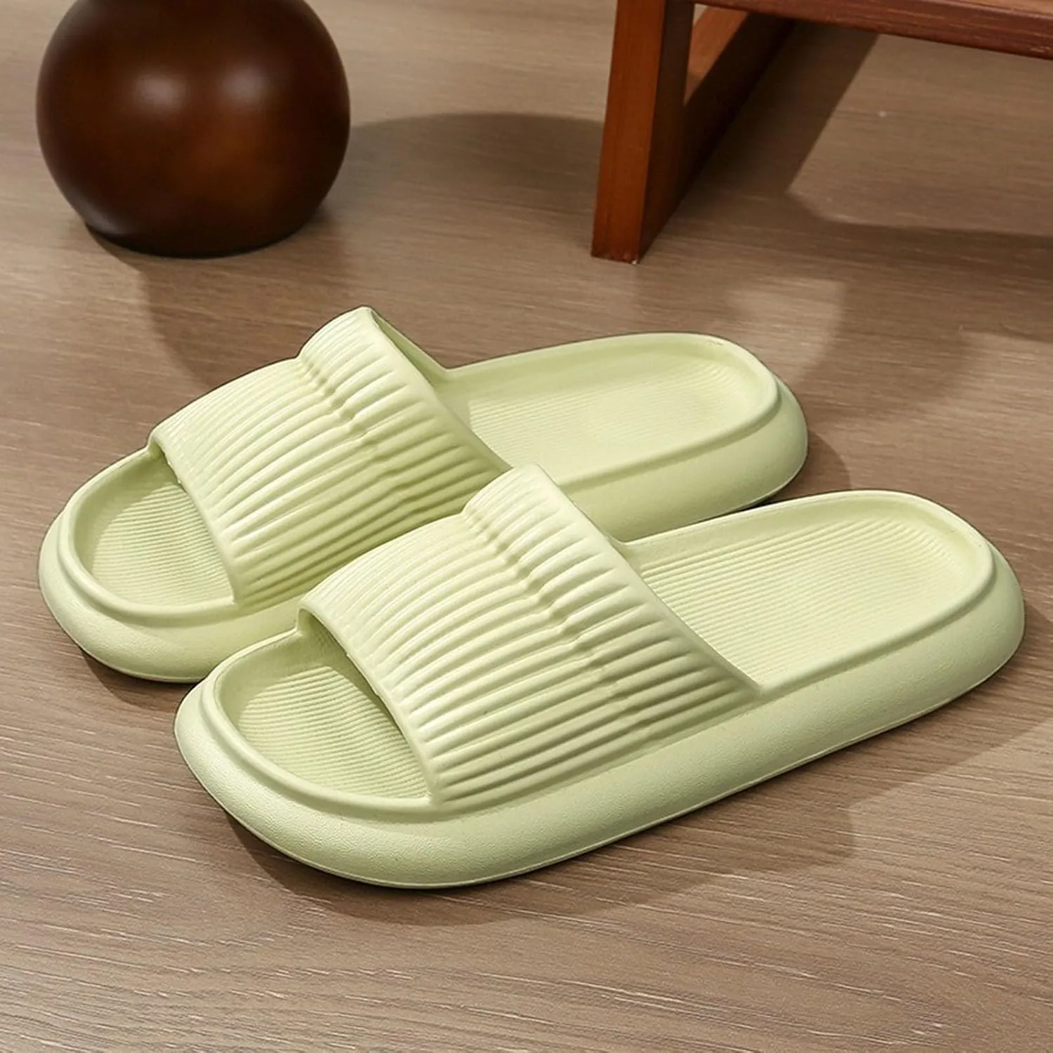 Cloud Slides Slippers with Arch Support for Women Non Slip Quick Drying Bathroom Slippers for Women Men