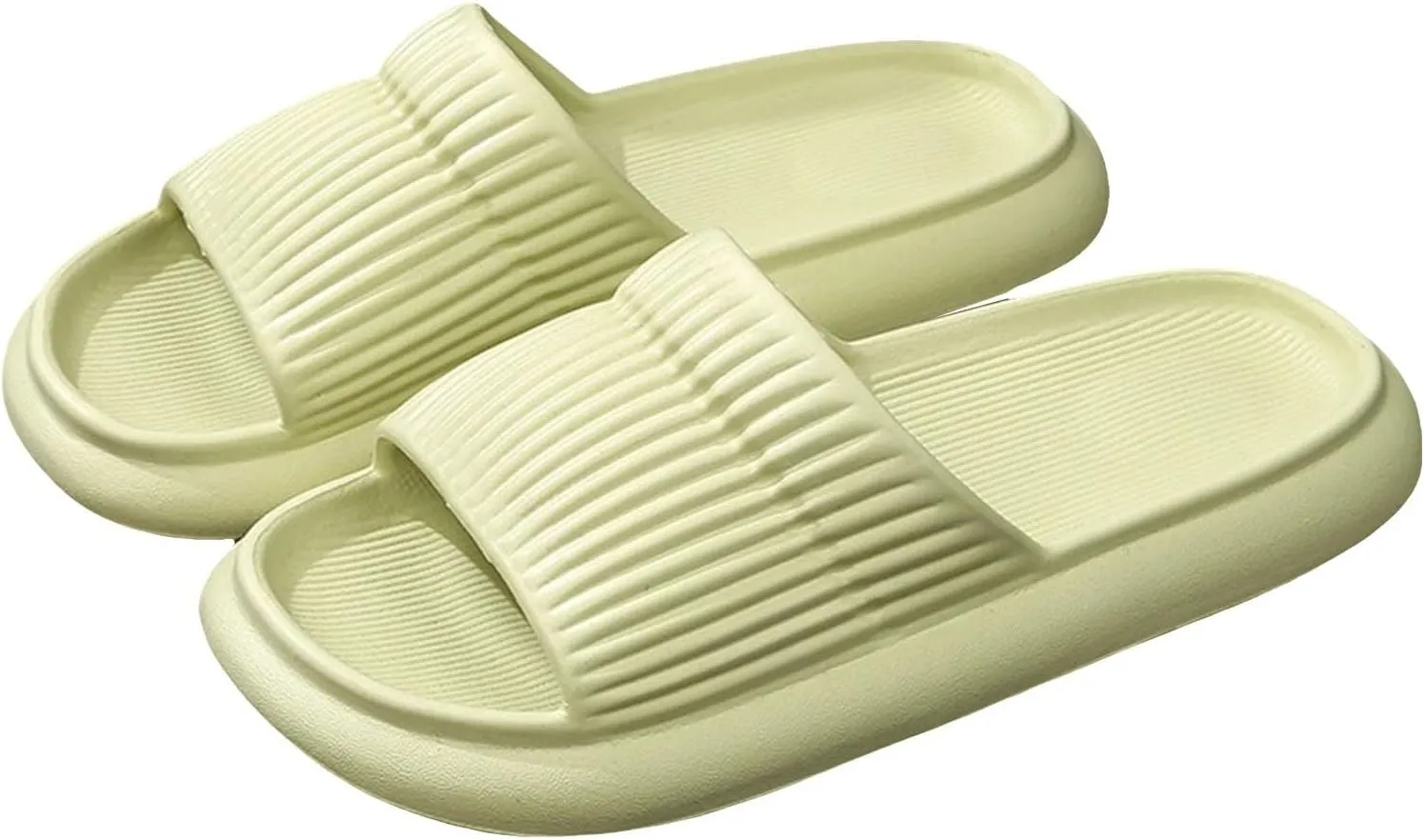 Cloud Slides Slippers with Arch Support for Women Non Slip Quick Drying Bathroom Slippers for Women Men