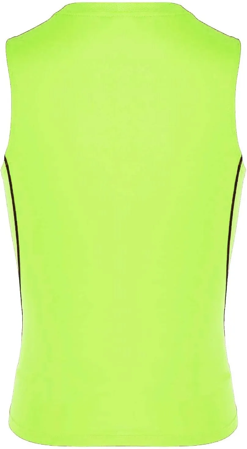 Compression Shirt Men Summer Ice Silk Quick Dry Breathable Vest Moisture Wicking Fitness Gym Muscle Cut Off Shirts