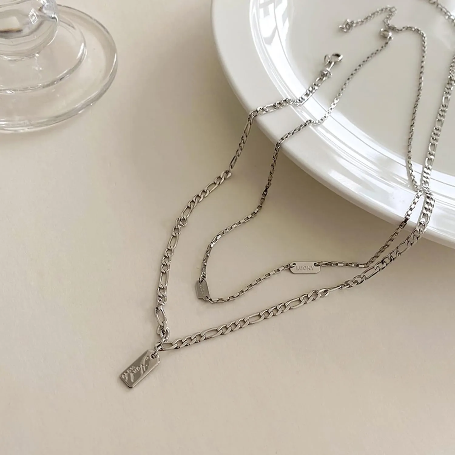 Dainty Gold Pendant Necklace for Women Small Cross Necklace Pearl Necklaces Silver Necklaces