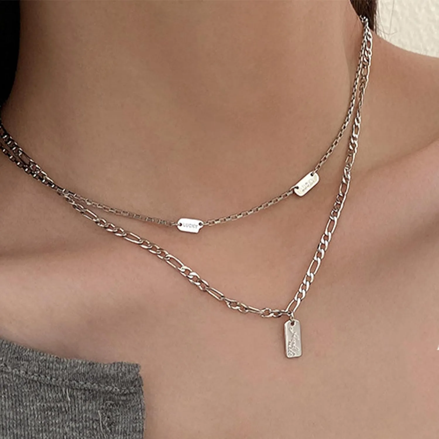 Dainty Gold Pendant Necklace for Women Small Cross Necklace Pearl Necklaces Silver Necklaces