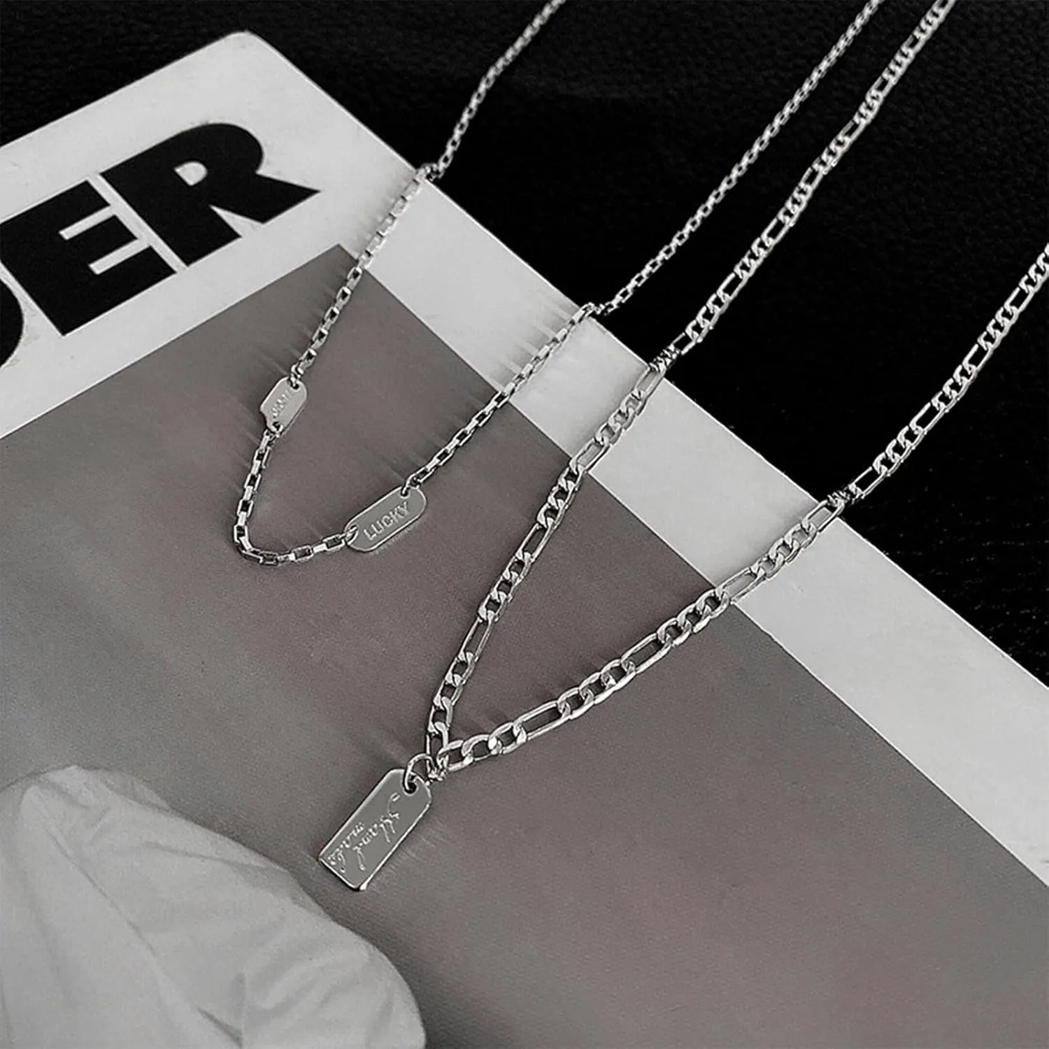 Dainty Gold Pendant Necklace for Women Small Cross Necklace Pearl Necklaces Silver Necklaces