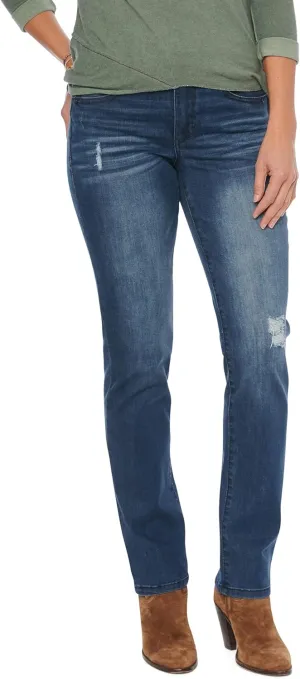 Democracy Women's Plus-Size Ab Solution Straight Leg