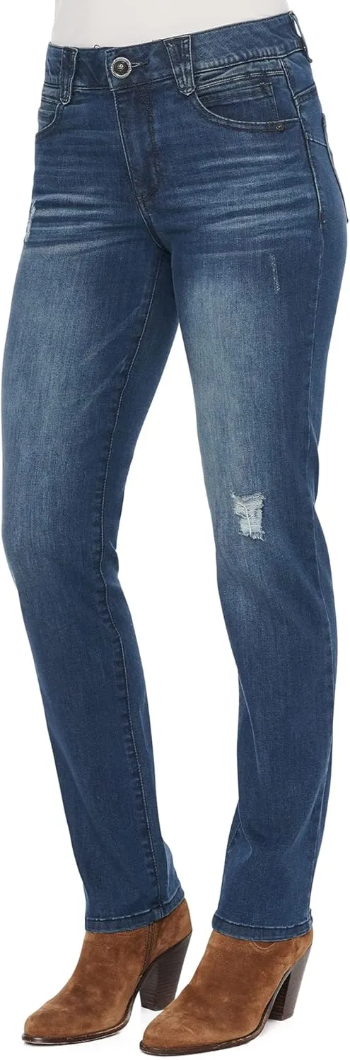 Democracy Women's Plus-Size Ab Solution Straight Leg