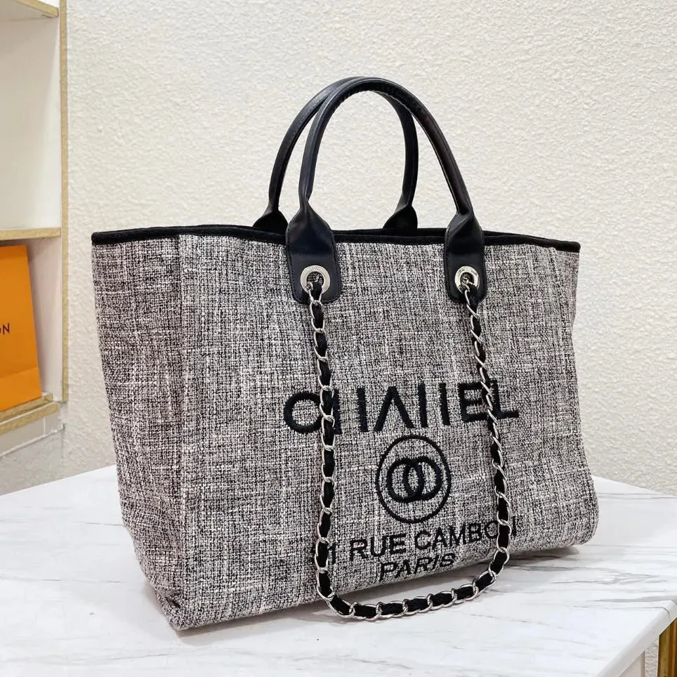 Designer Bags Classic Flower Beach Tote Bag TOP Luxury Large Capacity High Bag Celebrity Party Transparent Beige Black Versatile Fashion Bag
