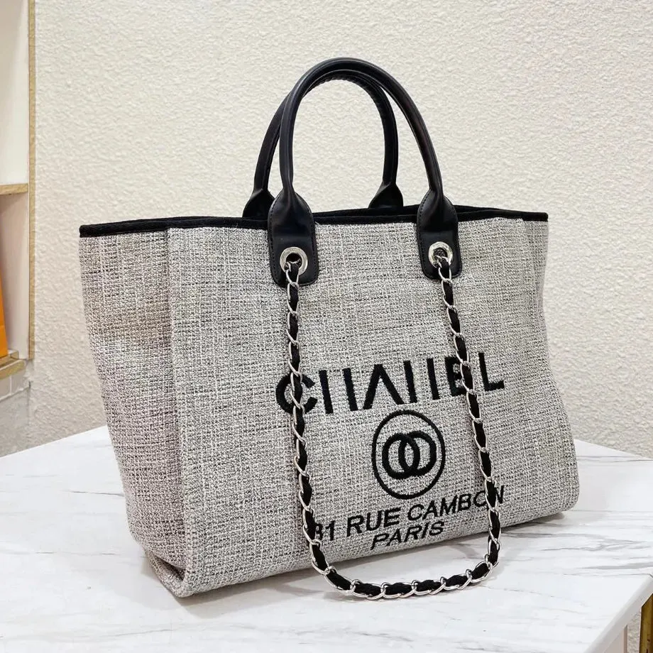 Designer Bags Classic Flower Beach Tote Bag TOP Luxury Large Capacity High Bag Celebrity Party Transparent Beige Black Versatile Fashion Bag