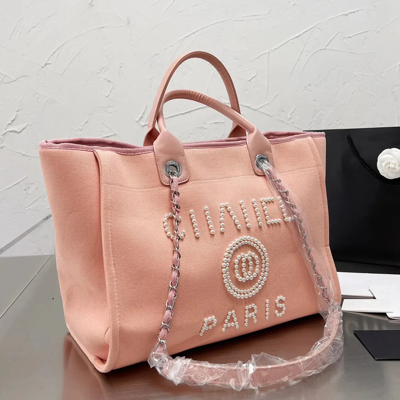 Designer Bags Classic Flower Beach Tote Bag TOP Luxury Large Capacity High Bag Celebrity Party Transparent Beige Black Versatile Fashion Bag