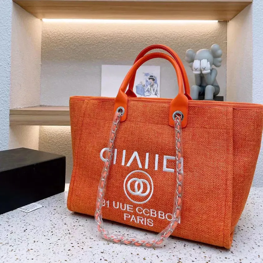 Designer Bags Classic Flower Beach Tote Bag TOP Luxury Large Capacity High Bag Celebrity Party Transparent Beige Black Versatile Fashion Bag