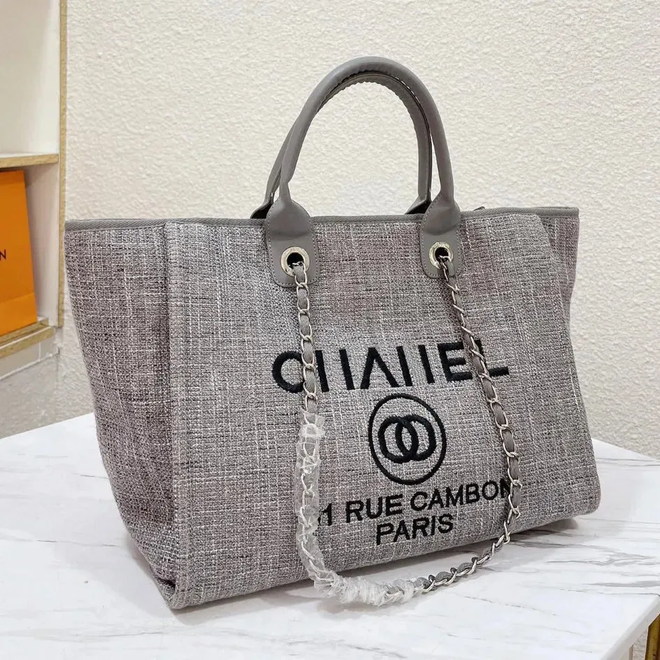 Designer Bags Classic Flower Beach Tote Bag TOP Luxury Large Capacity High Bag Celebrity Party Transparent Beige Black Versatile Fashion Bag