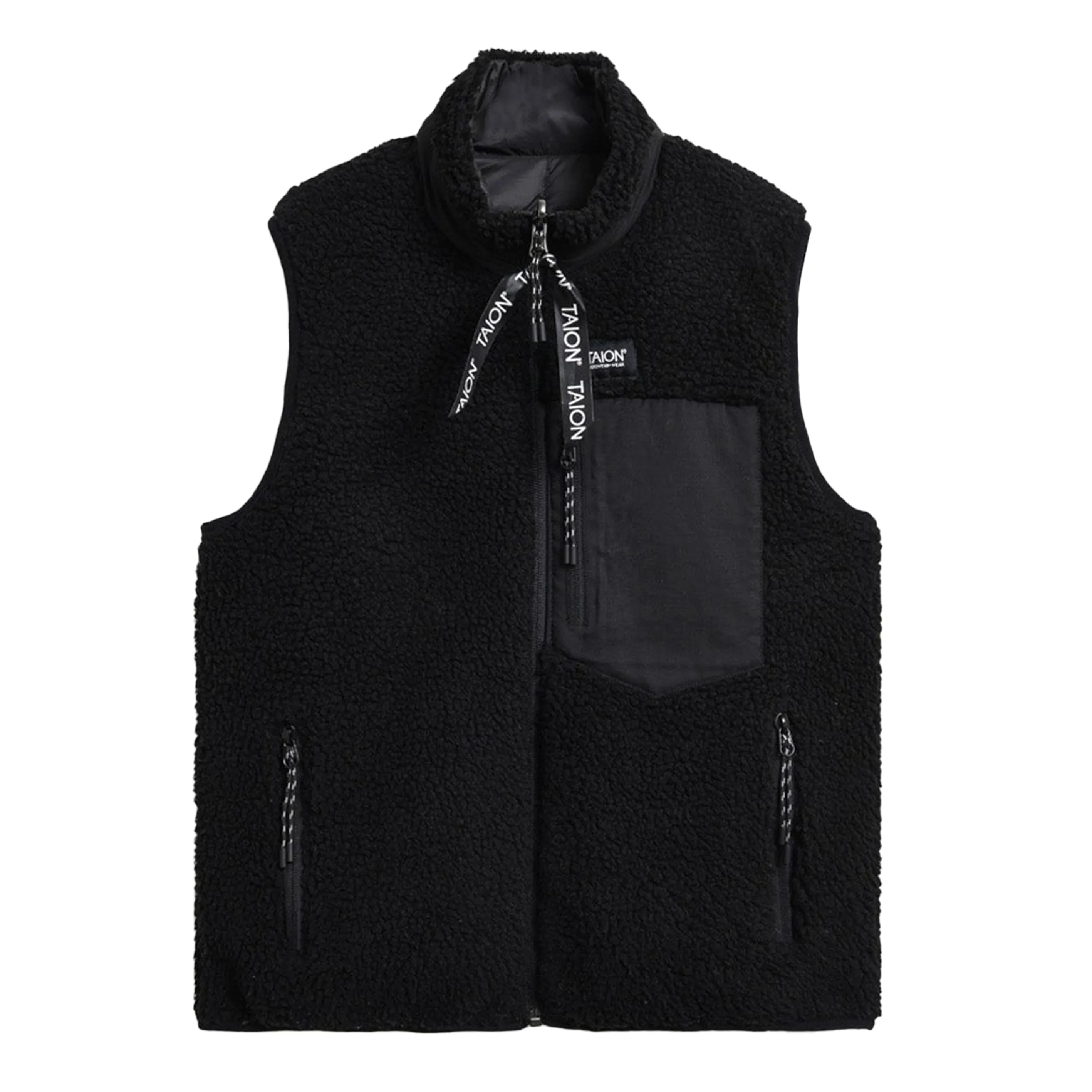 Down x BOA Reversible Vest - Black