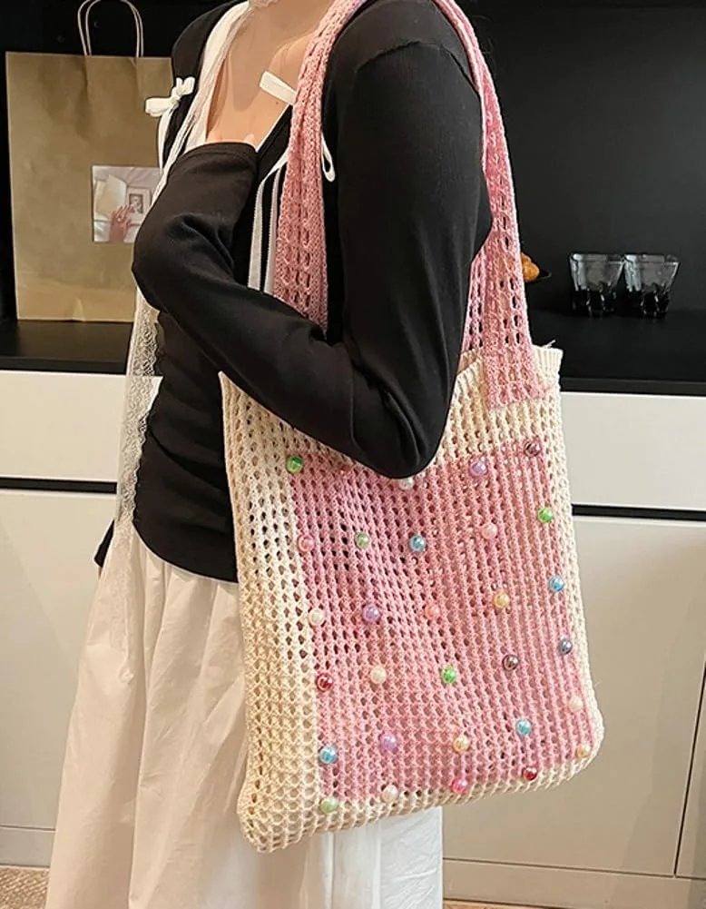 Epsion 2025 Woven Tote Bag for Women Summer Handbag Chic Hobo Handle Purse Shoulder Bag Beach Travel