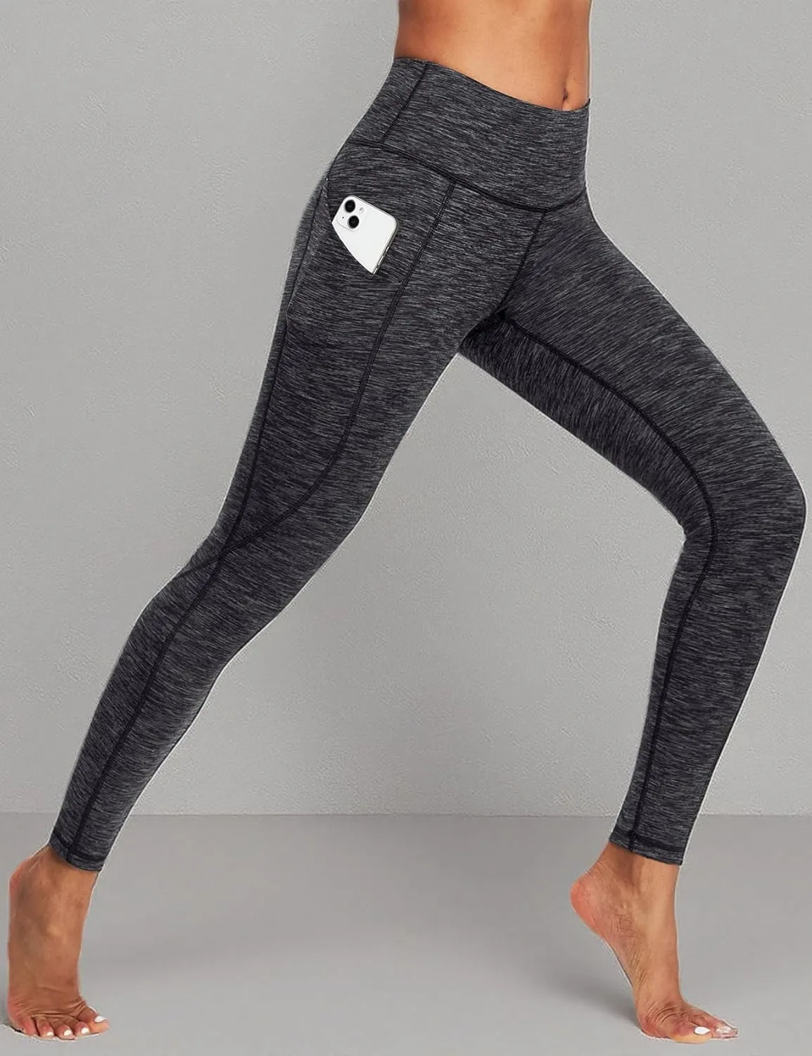 Ewedoos Leggings with Pockets for Women High Waisted Yoga Pants Women Tummy Control Workout Compression Leggings